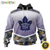 NHL Toronto Maple Leafs Specialized Sport Fights Again All Cancer All Over Print 3D Hoodie Unisex Hoodie