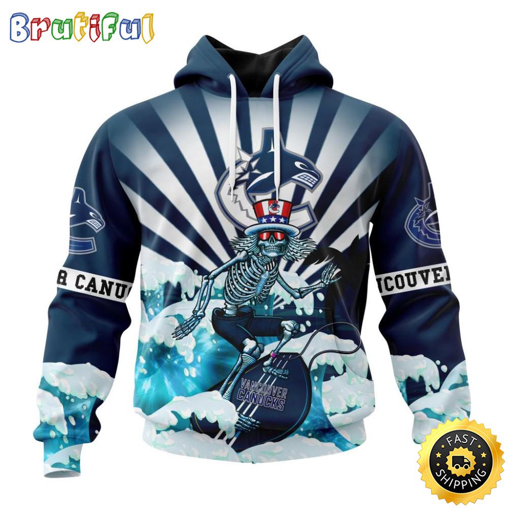 NHL Vancouver Canucks Hoodie Specialized Kits For The Grateful Dead 3D Hoodie Unisex Hoodie Tshirt
