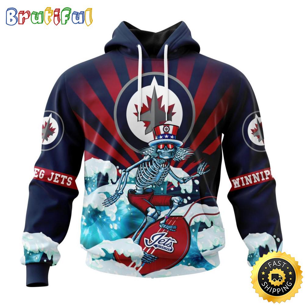 NHL Winnipeg Jets Hoodie Specialized Kits For The Grateful Dead 3D Hoodie Unisex Hoodie Tshirt