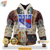 Native Pattern New York Rangers 3d Hoodie Perfect For Fans 2.jpg - demo10