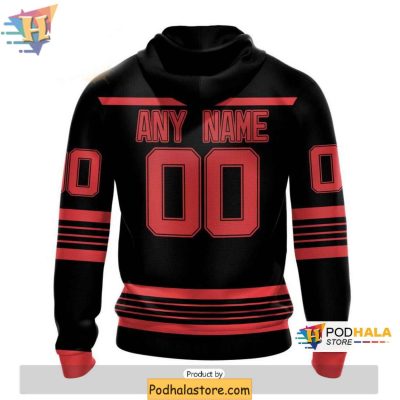 New Jersey Devils 3D Hoodie, Custom Name and Number for Hockey Fans