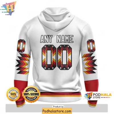 New Jersey Devils 3D Hoodie, Native Pattern Design, NHL Devils Apparel