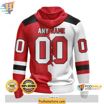 New Jersey Devils 3D Hoodie, Personalized NHL Hockey Fan Apparel 2024
