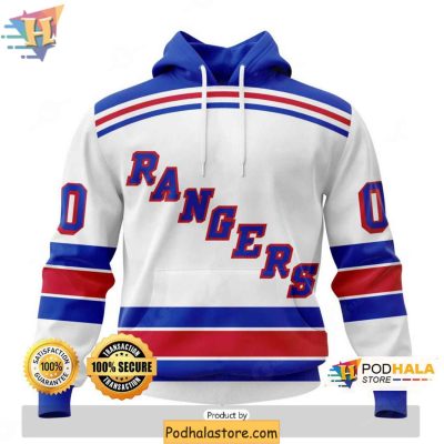 New York Rangers Personalized 3D Hoodie NHL Fanwear Custom Apparel