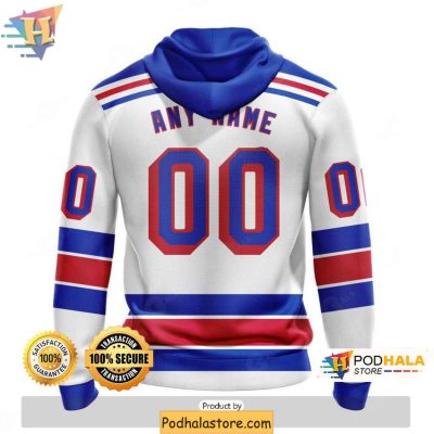 New York Rangers Personalized 3D Hoodie NHL Fanwear Custom Apparel
