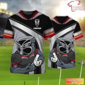 New Zealand Warriors Personalized Name 3D T-Shirt Hoodie Zipper Hoodie for men and women Gift For Nrl Fan