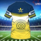 North Queensland Cowboys Nrl Personalized Name 3d T Shirt - demo10