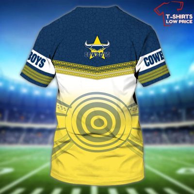 North Queensland Cowboys Nrl Personalized Name 3D T-Shirt Hoodie Zipper Hoodie for men and women