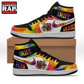 Nothing Left To Do But Smile Grateful Dead Air Jordan 1, Grateful Dead Shoes