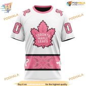 October Breast Cancer Awareness Paisley Nhl Toronto Maple Leafs Hoodie 3d 3.jpg - demo10