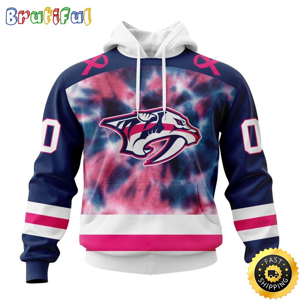 Personalized NHL Nashville Predators All Over Print 3D Hoodie Special Pink October Fight Breast Cancer Gift For Man And Women Personalized NHL Nashville Predators All Over Print 3D Hoodie Special Pink October Fight Breast Cancer Gift For Man And Women