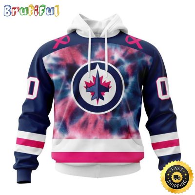 Personalized NHL Winnipeg Jets All Over Print 3D Hoodie Special Pink October Fight Breast Cancer Gift For Man And Women
