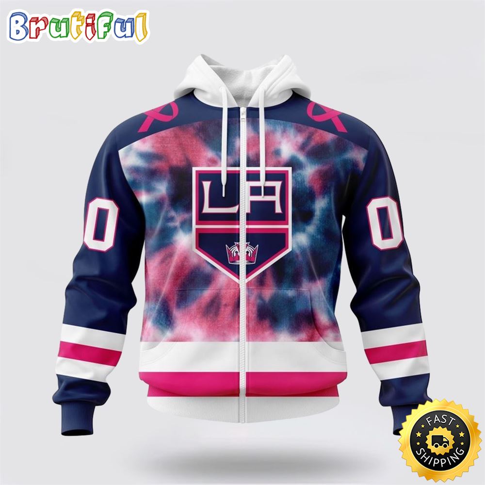Personalized NHL Los Angeles Kings All Over Print Zip Hoodie 3D Special Pink October Fight Breast Cancer Gift For Man And Women Personalized NHL Los Angeles Kings All Over Print Zip Hoodie 3D Special Pink October Fight Breast Cancer Gift For Man And Women