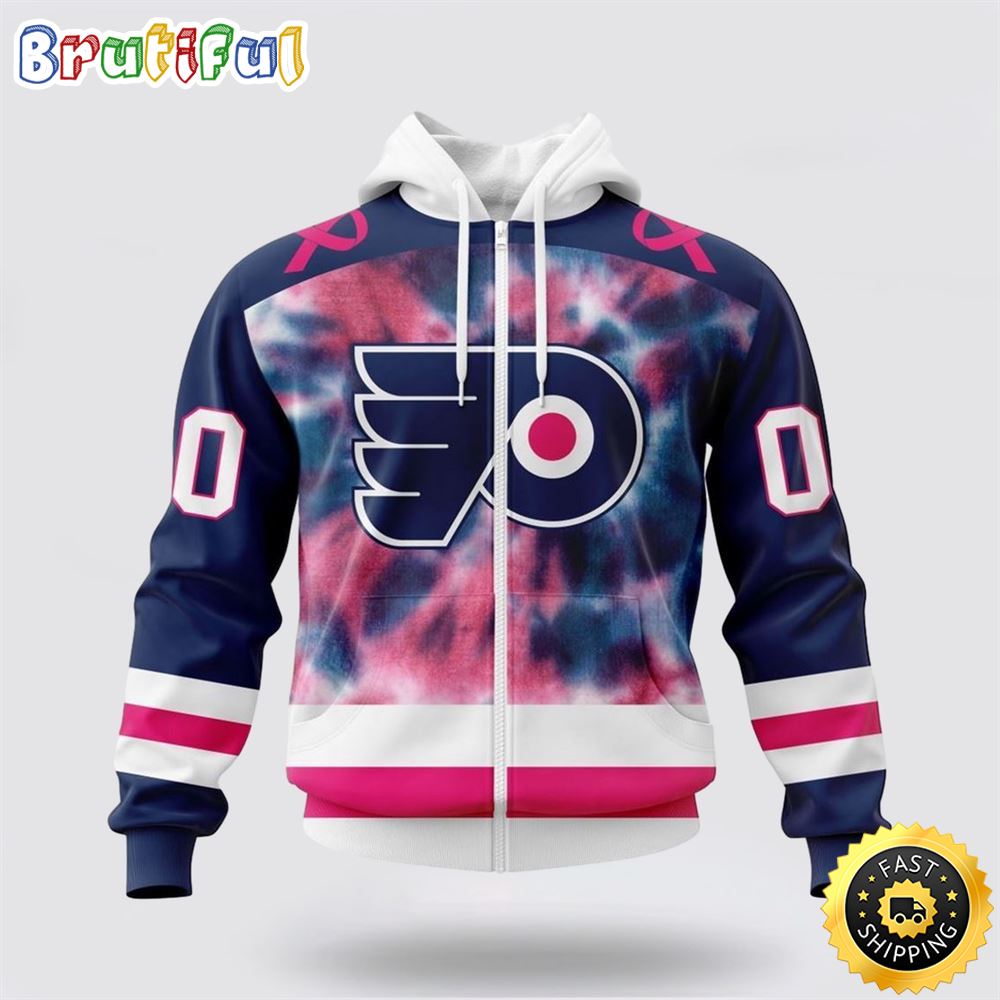 Personalized NHL Philadelphia Flyers All Over Print Zip Hoodie 3D Special Pink October Fight Breast Cancer Gift For Man And Women Personalized NHL Philadelphia Flyers All Over Print Zip Hoodie 3D Special Pink October Fight Breast Cancer Gift For Man And Women