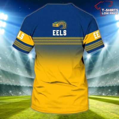Parramatta Eels Nrl Personalized Name 3D T-Shirt Hoodie Zipper Hoodie for men and women