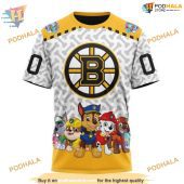 Pawpatrol Special Design Nhl Boston Bruins Hoodie 3d Unique Kid Friendly Apparel 3.jpg - demo10