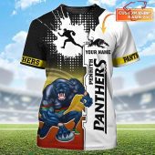Penrith Panthers Nrl Personalized Name 3d T Shirt - demo10