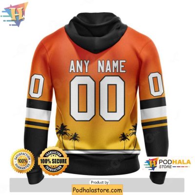 Personalized Anaheim Ducks 3D Hoodie, Gradient Design for NHL Fans
