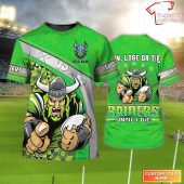 Personalized Canberra Raiders T-Shirt Hoodie Zipper Hoodie for men and women Win Lose Or Tie Raiders Until I Die 3D