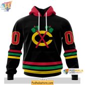 Personalized Chicago Blackhawks 3d Hoodie Blackout Design Nhl Merch For True Fans 1.jpg - demo10