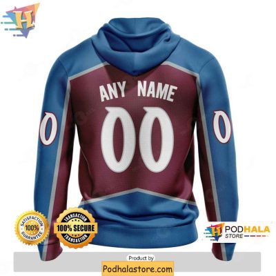 Personalized Colorado Avalanche Hoodie, NHL 3D Apparel for Fans