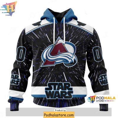 Personalized Colorado Avalanche Hoodie, Star Wars Design Sweatshirt 3D