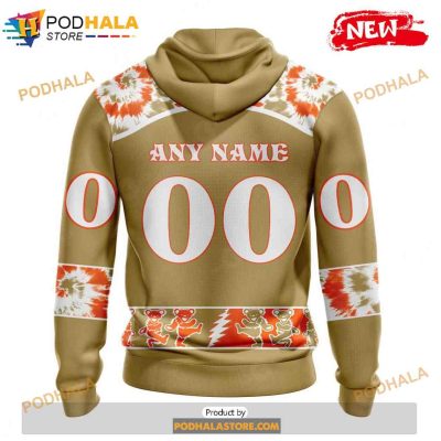 Personalized NHL Anaheim Ducks Grateful Dead Design Shirt 3D Hoodie
