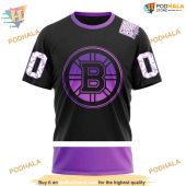 Personalized Nhl Black Hockey Fights Cancer Boston Bruins Hoodie 3d Supportive Apparel 3.jpg - demo10