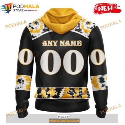 Personalized NHL Boston Bruins Grateful Dead Design Shirt 3D Hoodie