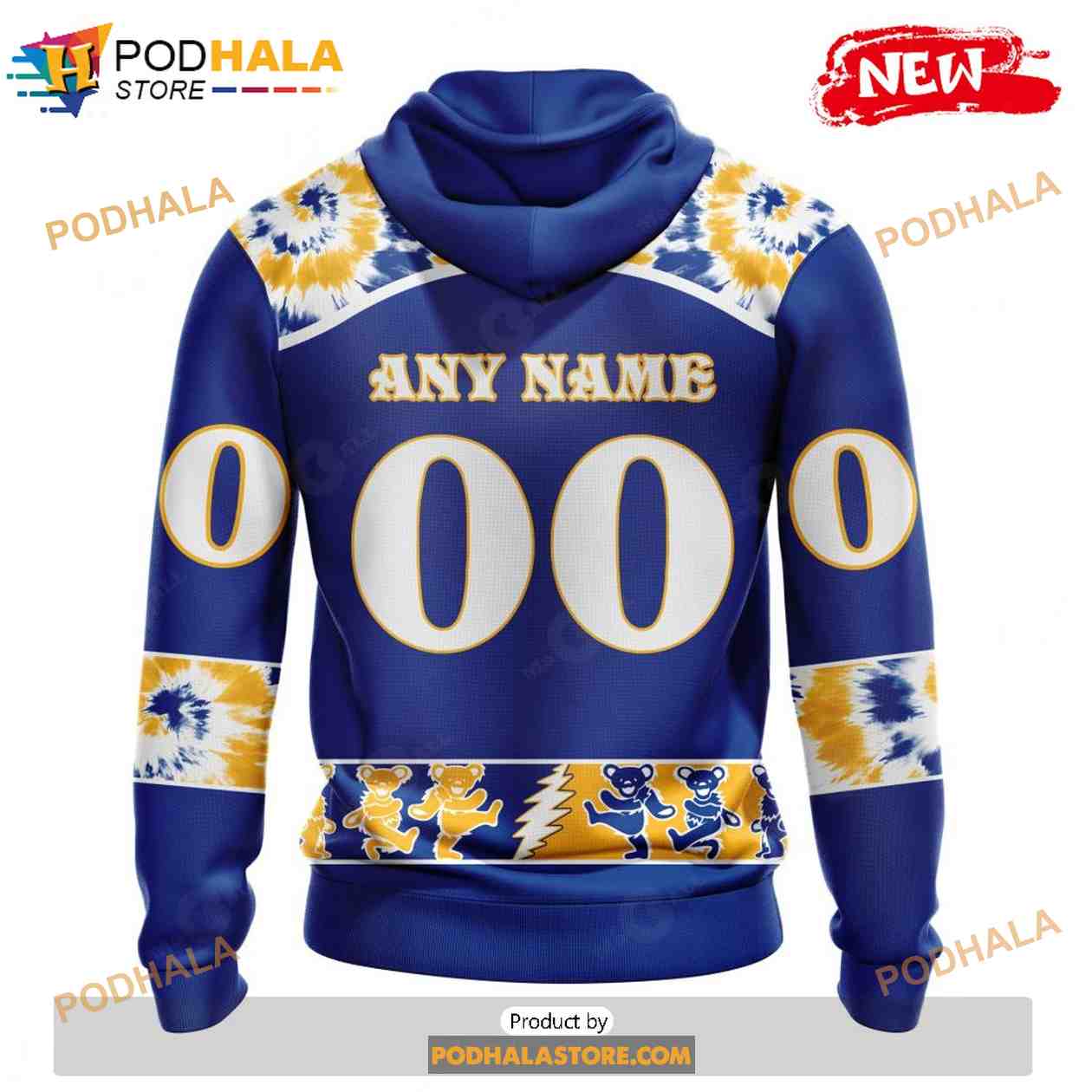 Personalized NHL Buffalo Sabres Grateful Dead Design Shirt 3D Hoodie Personalized NHL Buffalo Sabres Grateful Dead Design Shirt 3D Hoodie