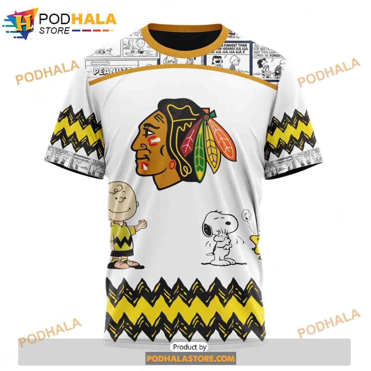 Personalized NHL Chicago Blackhawks Peanuts Snoopy Design Shirt 3D Hoodie Personalized NHL Chicago Blackhawks Peanuts Snoopy Design Shirt 3D Hoodie