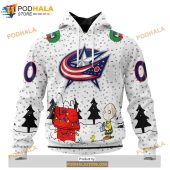 Personalized Nhl Columbus Blue Jackets Peanuts Snoopy Design Shirt 3d Hoodie 1.jpg - demo10