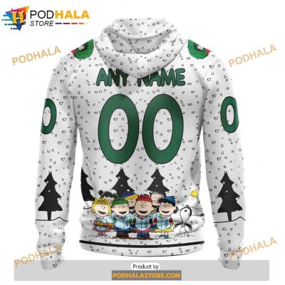Personalized NHL Dallas Stars Peanuts Snoopy Design Shirt 3D Hoodie