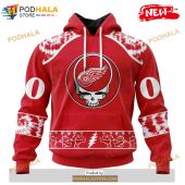 Personalized Nhl Detroit Red Wings Grateful Dead Design Shirt 3d Hoodie 1.jpg - demo10