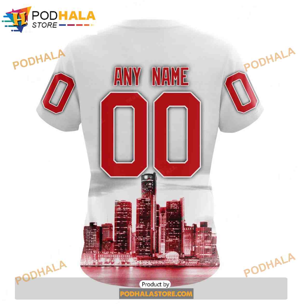 Personalized NHL Detroit Red Wings Motor City Design Shirt 3D Hoodie Personalized NHL Detroit Red Wings Motor City Design Shirt 3D Hoodie