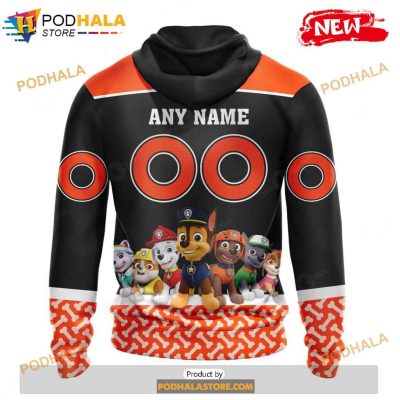 Personalized NHL Edmonton Oilers Paw Patrol Design Shirt 3D Hoodie