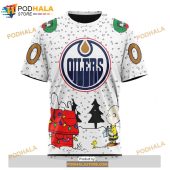 Personalized Nhl Edmonton Oilers Peanuts Snoopy Design Shirt 3d Hoodie 3.jpg - demo10