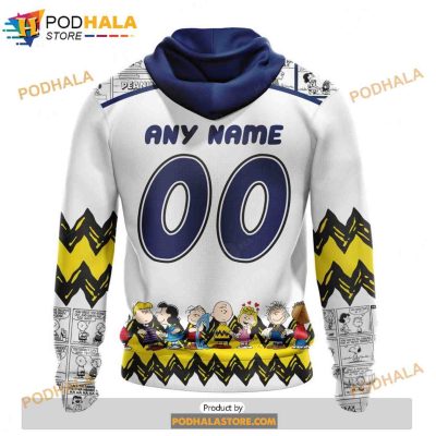 Personalized NHL Edmonton Oilers Peanuts Snoopy Design Shirt 3D Hoodie Gift