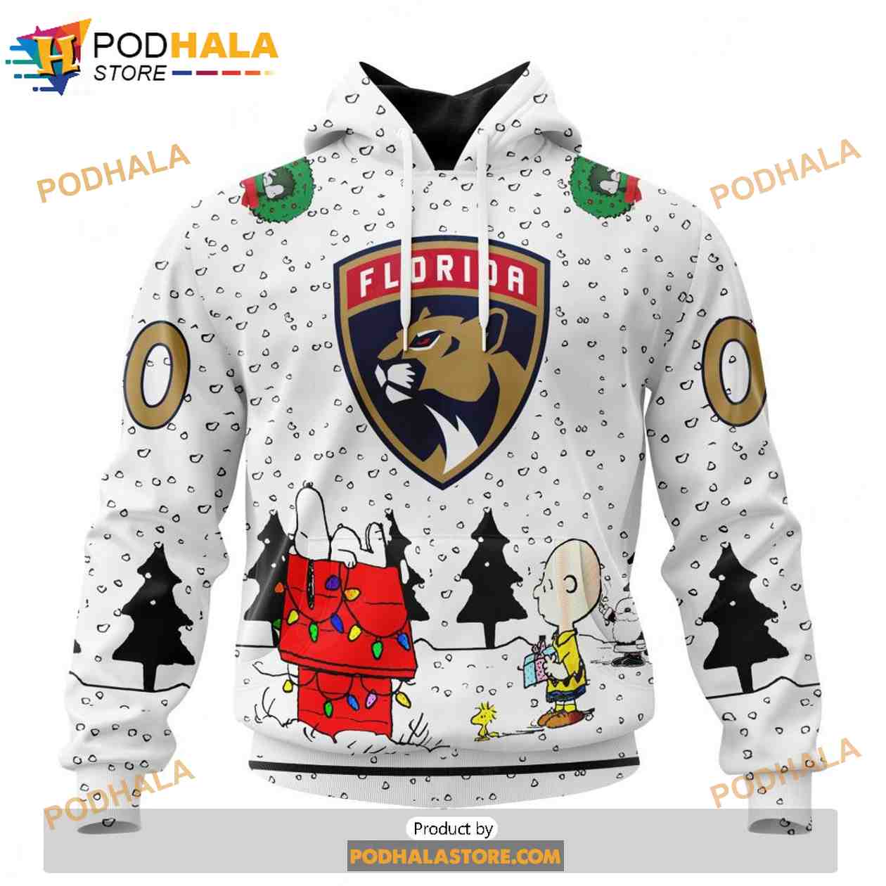 Personalized NHL Florida Panthers Peanuts Snoopy Design Shirt 3D Hoodie Personalized NHL Florida Panthers Peanuts Snoopy Design Shirt 3D Hoodie
