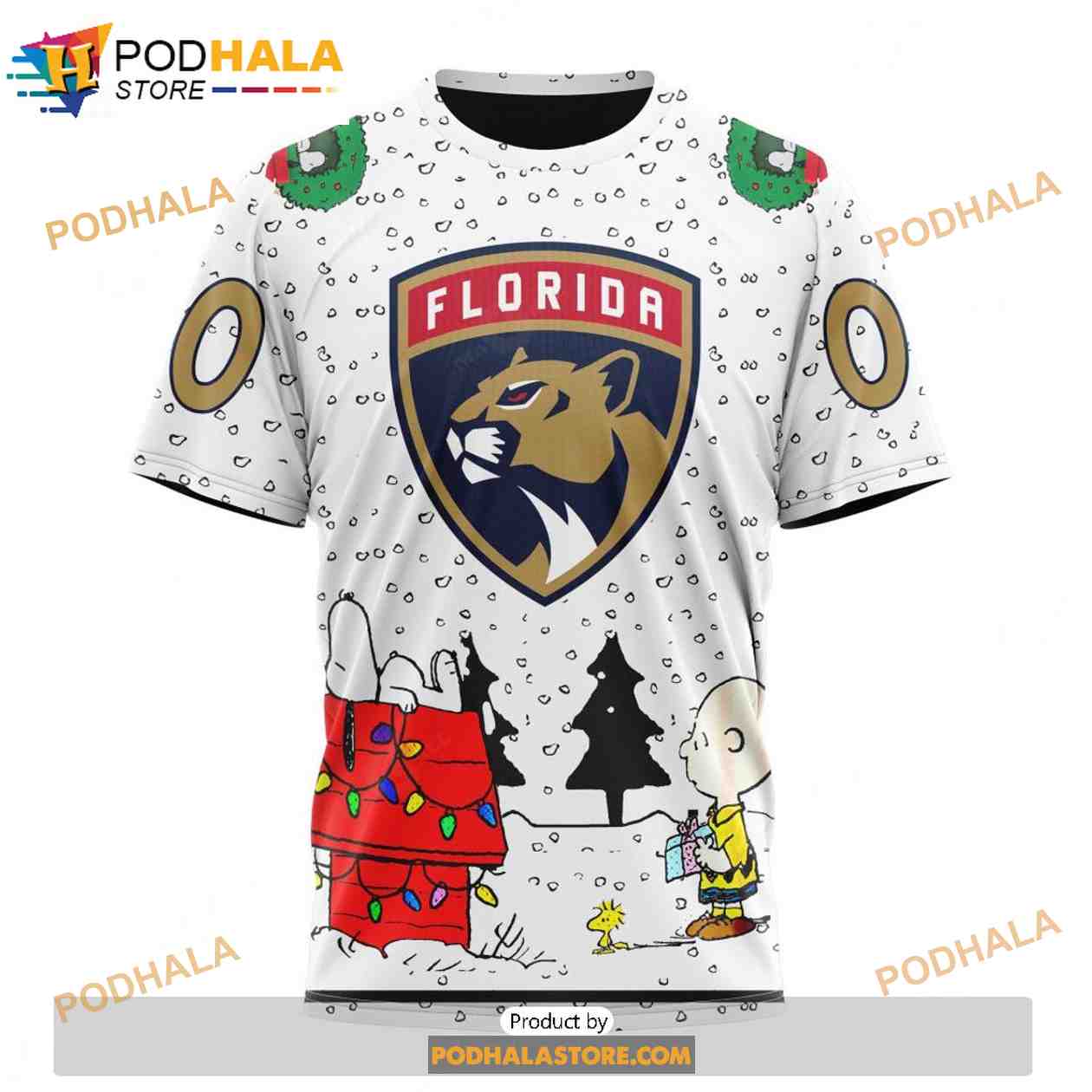 Personalized NHL Florida Panthers Peanuts Snoopy Design Shirt 3D Hoodie Personalized NHL Florida Panthers Peanuts Snoopy Design Shirt 3D Hoodie