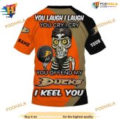 Personalized Nhl Laugh And Cry Design Ducks Hockey Hoodie 3d 4.jpg - demo10