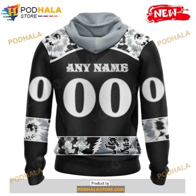 Personalized NHL Los Angeles Kings Grateful Dead Design Shirt 3D Hoodie