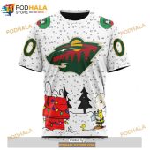 Personalized Nhl Minnesota Wild Peanuts Snoopy Design Shirt 3d Hoodie 3.jpg - demo10