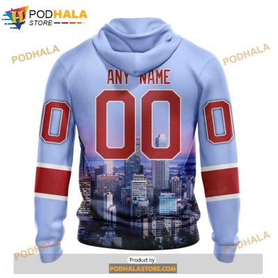 Personalized NHL Montreal Canadiens Design With City Skyline Shirt 3D Hoodie