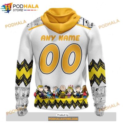Personalized NHL Nashville Predators Peanuts Snoopy Design Shirt 3D Hoodie Gift