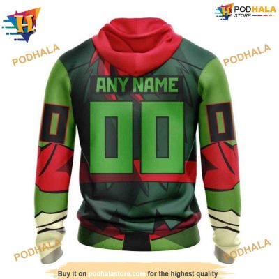 Personalized NHL Ninja Turtles Design Unique Anaheim Ducks Hoodie 3D