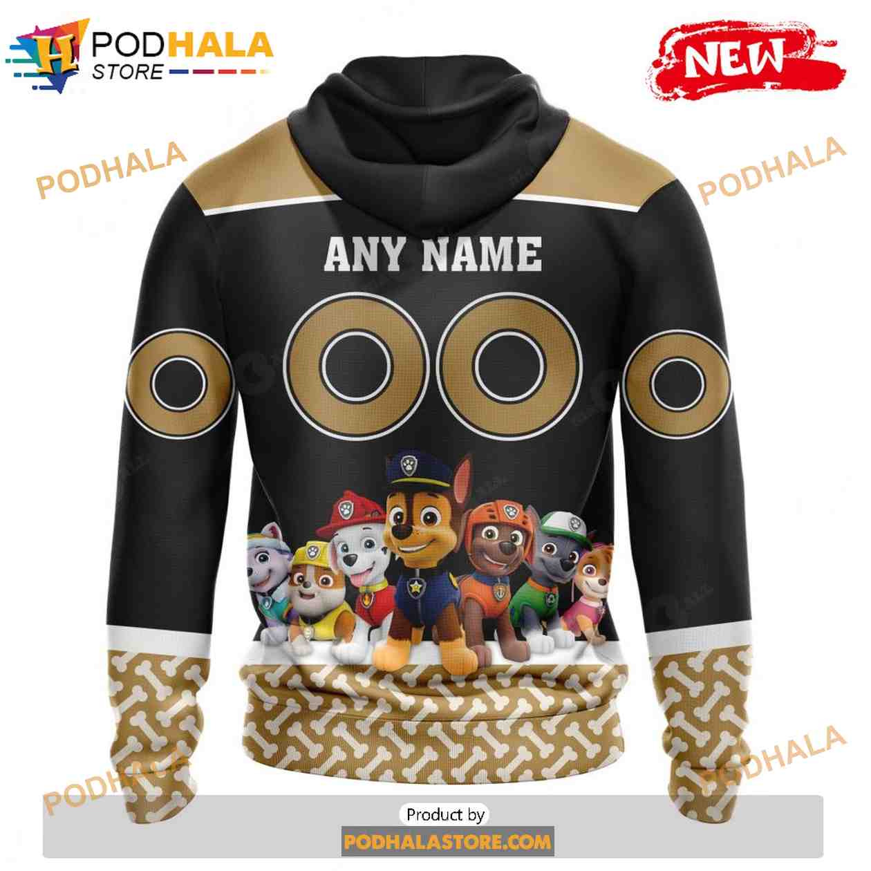 Personalized NHL Ottawa Senators Paw Patrol Design Shirt 3D Hoodie Personalized NHL Ottawa Senators Paw Patrol Design Shirt 3D Hoodie