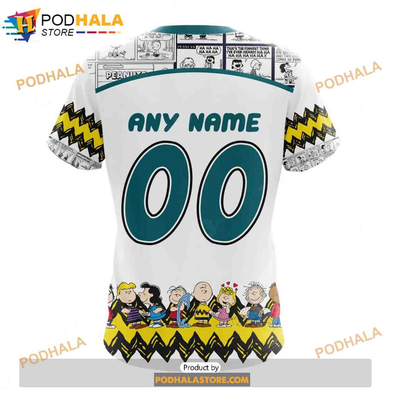 Personalized NHL San Jose Sharks Peanuts Snoopy Design Shirt 3D Hoodie Personalized NHL San Jose Sharks Peanuts Snoopy Design Shirt 3D Hoodie