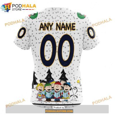 Personalized NHL St. Louis Blues Peanuts Snoopy Design Shirt 3D Hoodie
