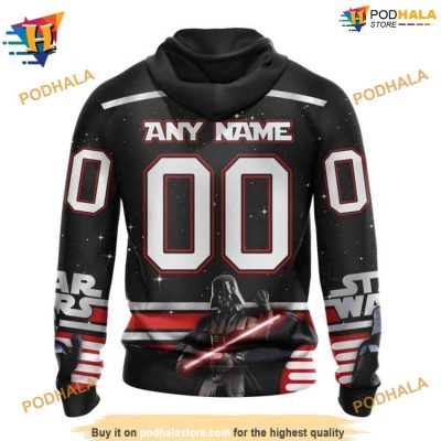 Personalized NHL Star Wars May The 4th Anaheim Ducks Hoodie 3D